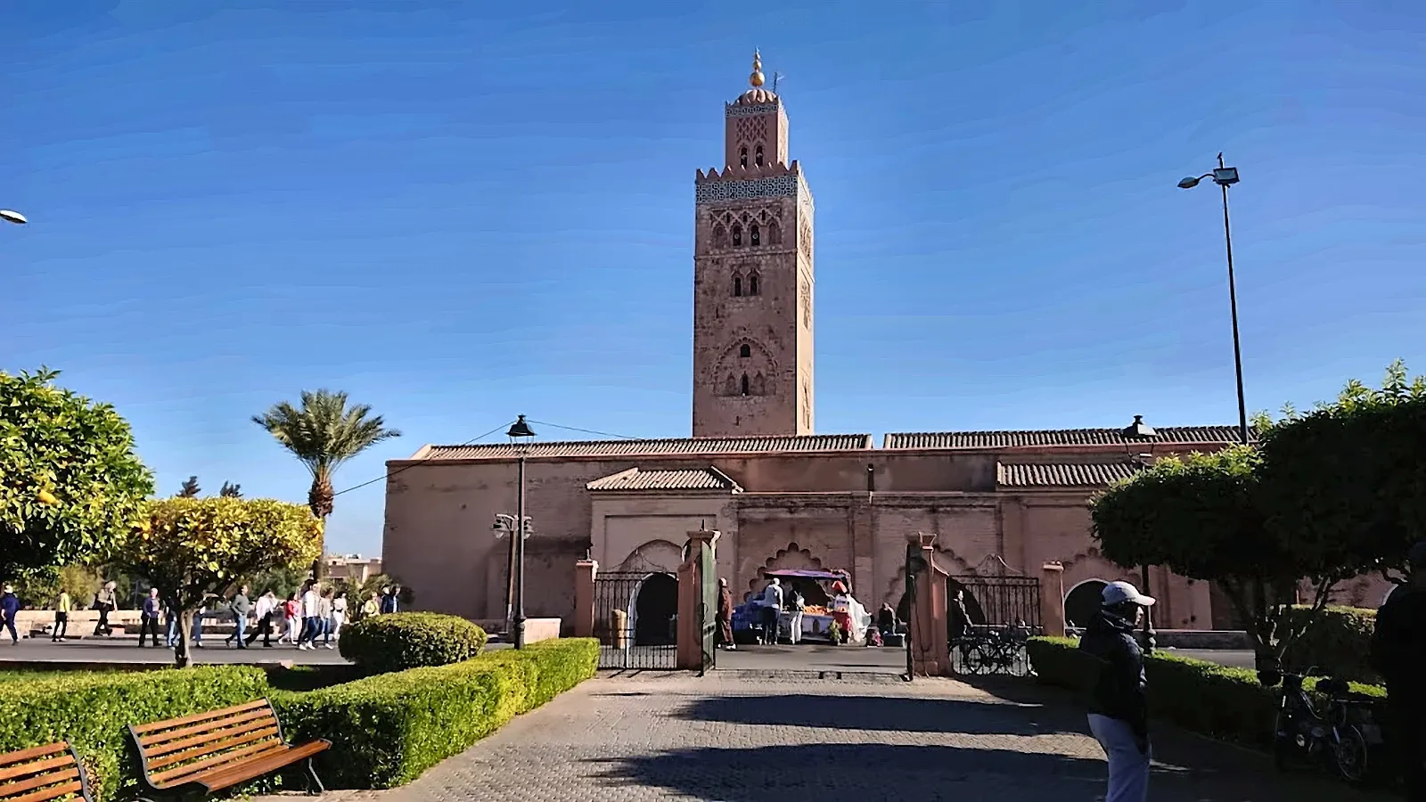 La Koutoubia vista dai giardini