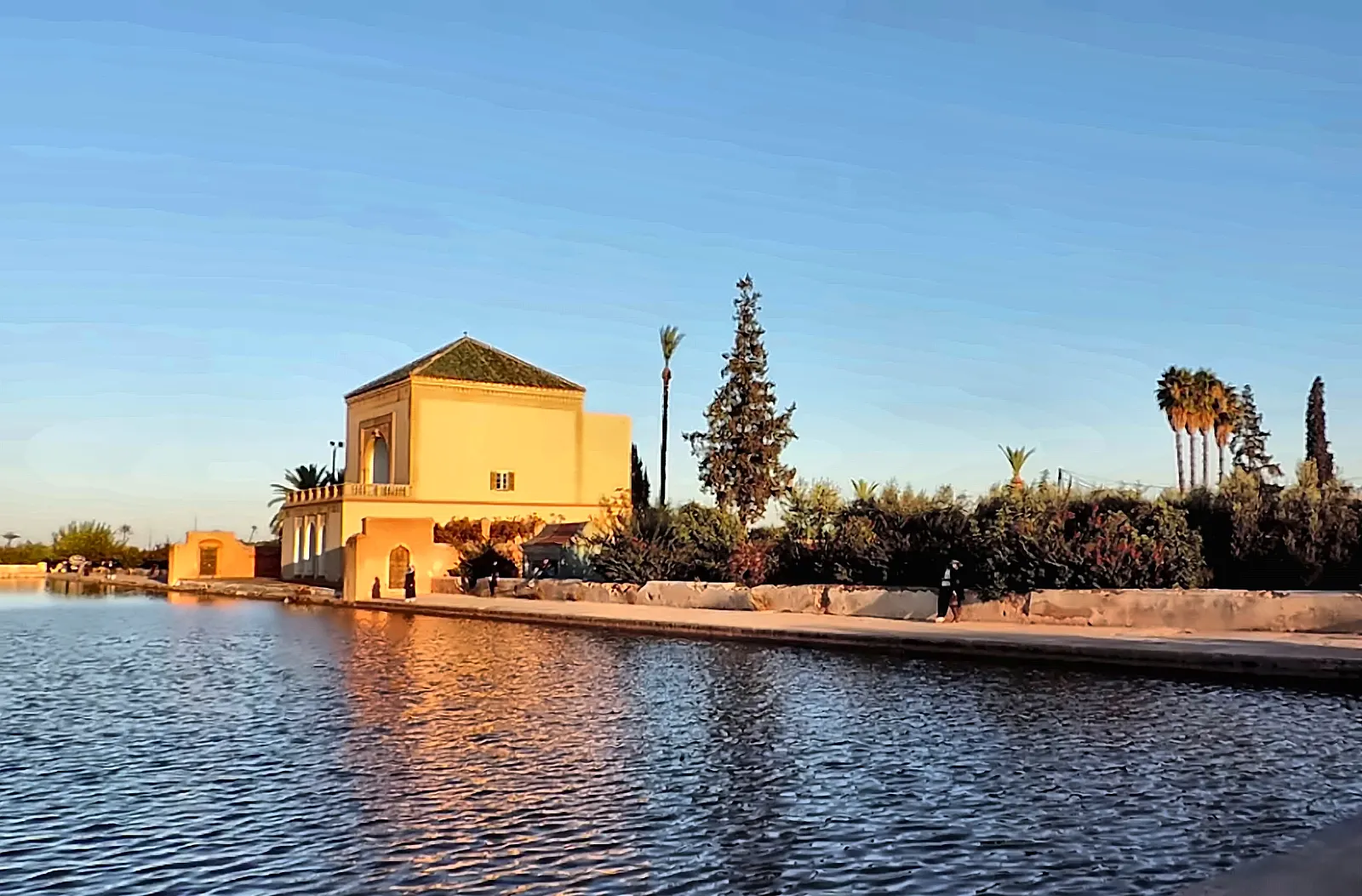 Il padiglione della Menara a Marrakech